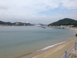 直島の海岸